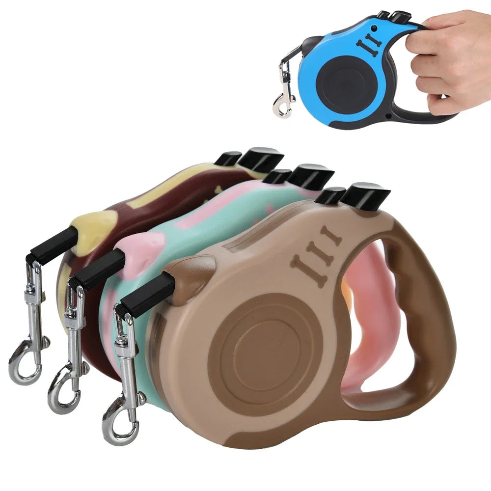 Retractable Dog Leash 16 ft - Automatic Nylon for Small Dogs