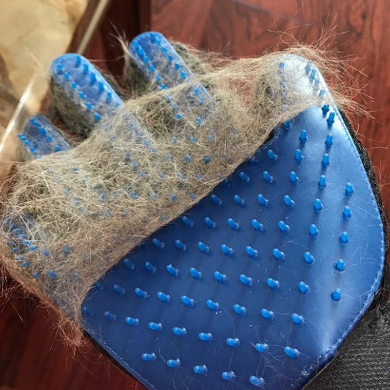 Cat Hair Removal Glove - Pet Grooming & Massage Brush