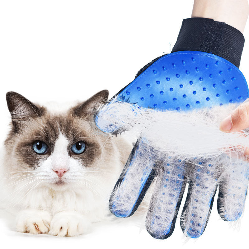 Cat Hair Removal Glove - Pet Grooming & Massage Brush