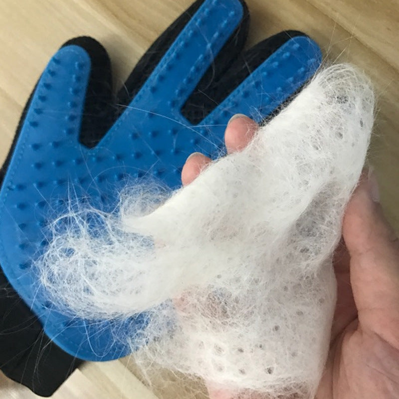 Cat Hair Removal Glove - Pet Grooming & Massage Brush
