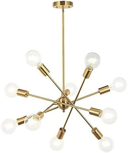 Modern Sputnik Chandelier Lighting with Adjustable Arms