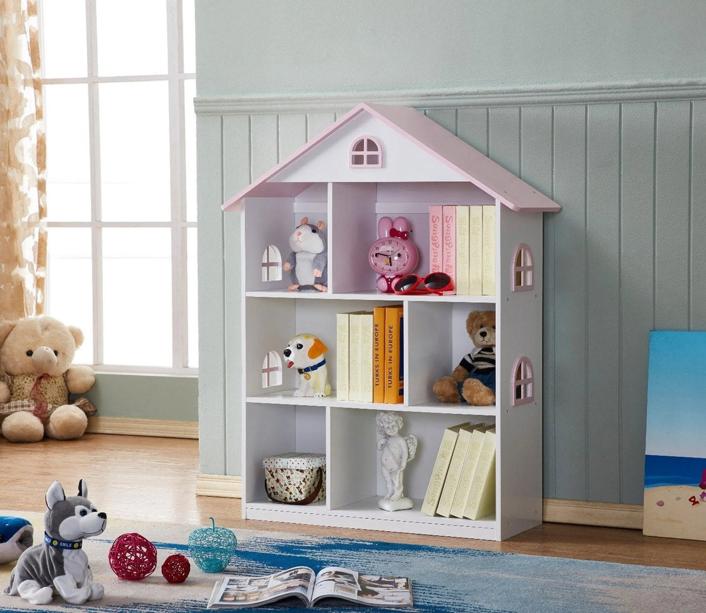 Child's Dollhouse Bookcase