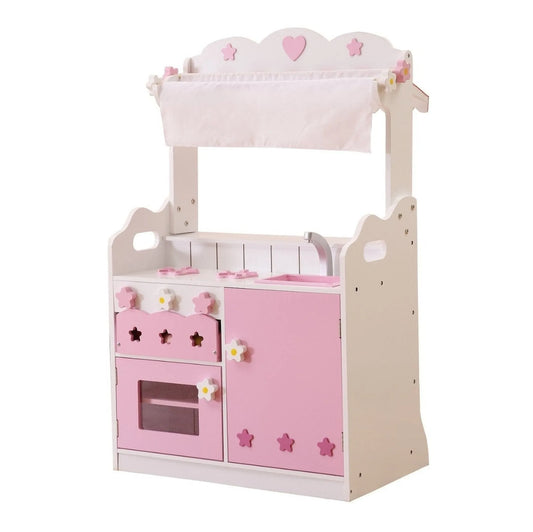 2 In 1 Pretend Dollhouse / Kitchen and Market Stall