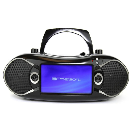 Emerson Bluetooth DVD Boombox with AMFM Radio & Stereo Speakers