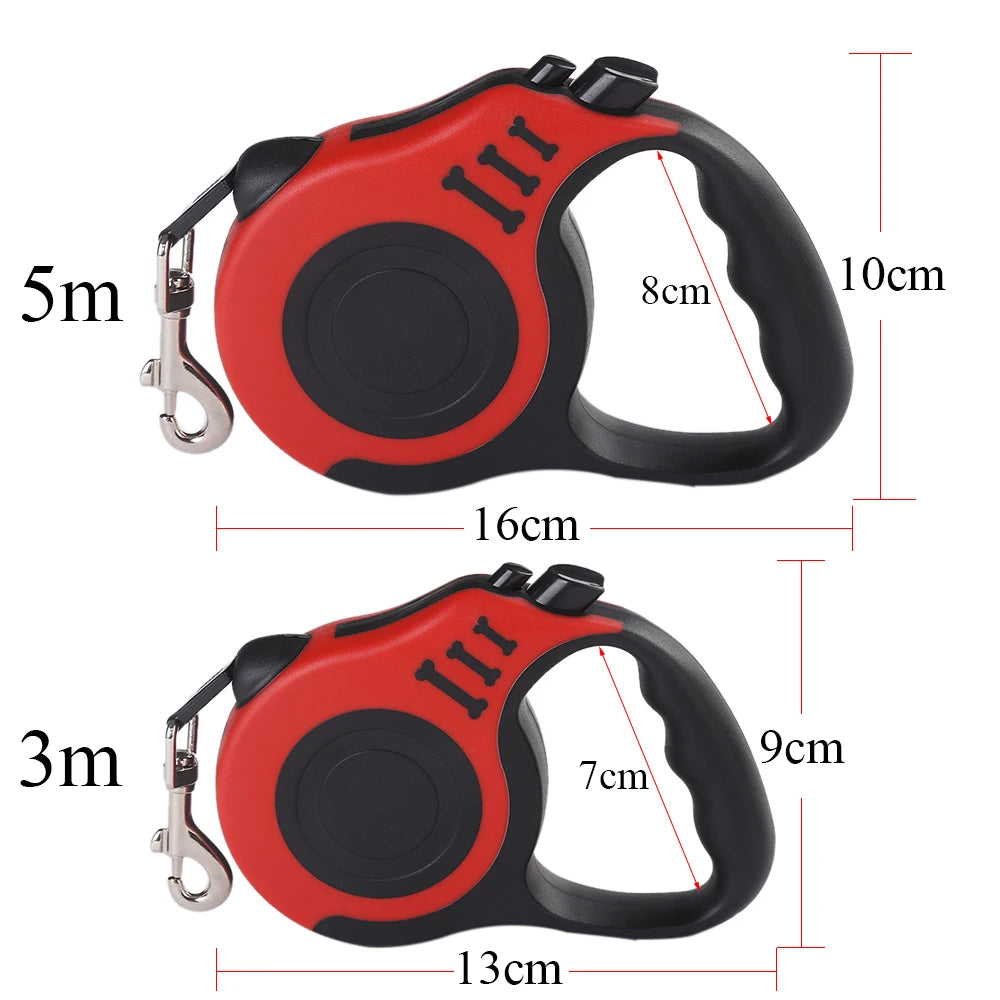 Retractable Dog Leash 16 ft - Automatic Nylon for Small Dogs