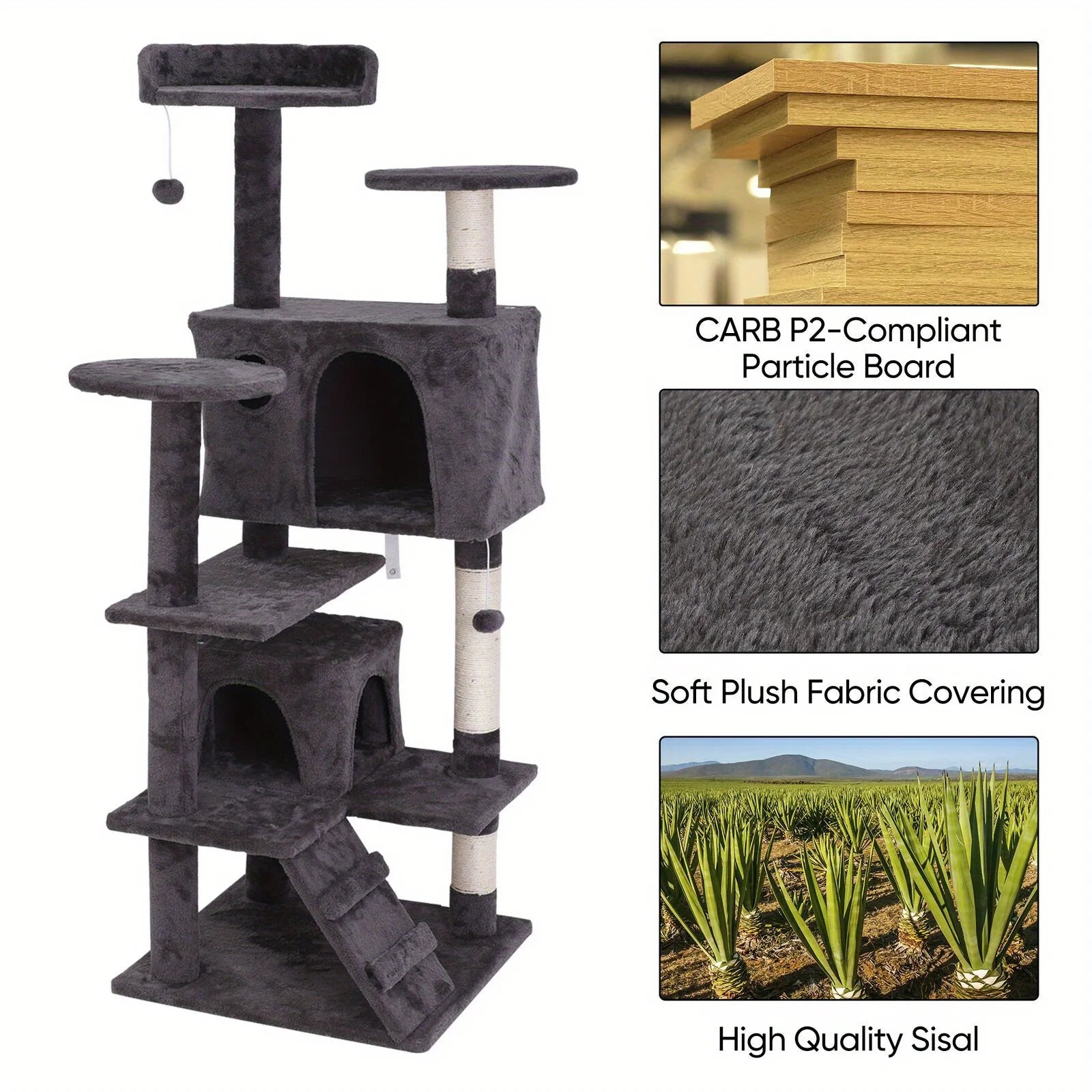 Cat Tree Condo Tower: Activity Center for Small-Medium Cats