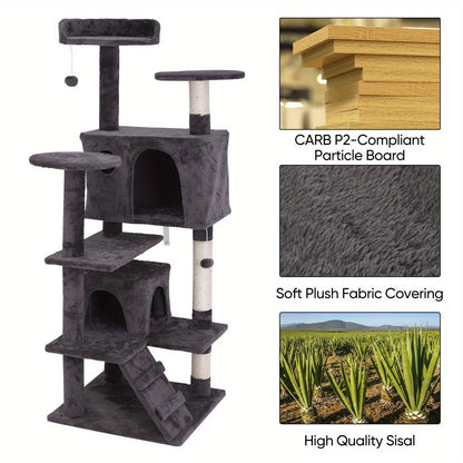 Cat Tree Condo Tower: Activity Center for Small-Medium Cats