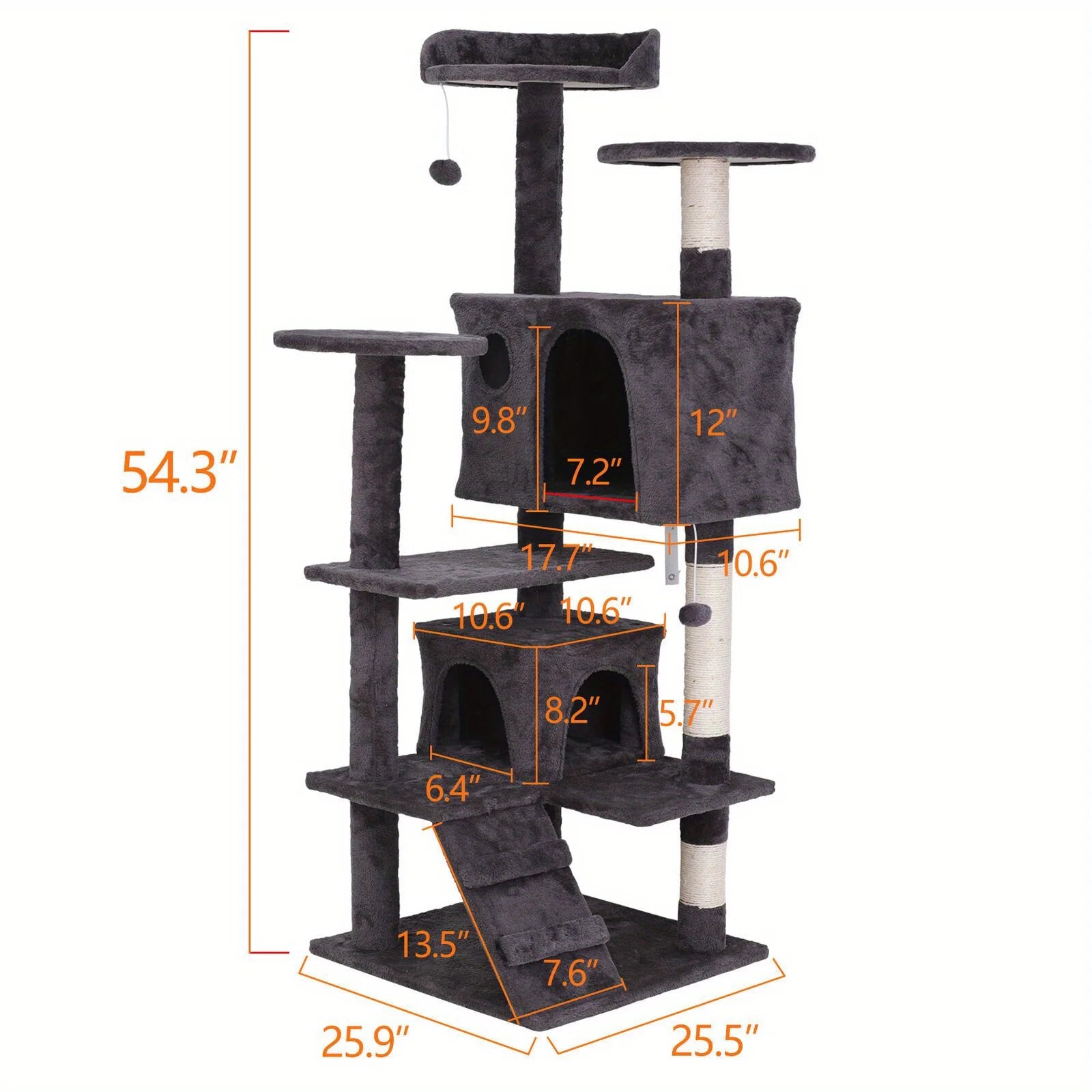 Cat Tree Condo Tower: Activity Center for Small-Medium Cats