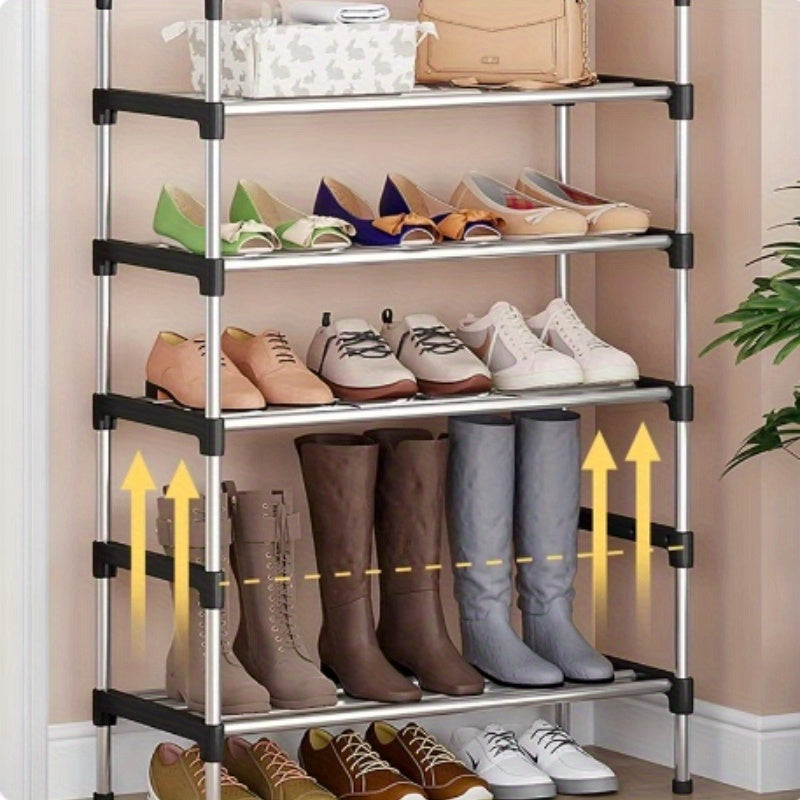 5 Tier Multi-Layer Shoe Rack: Space-Saving