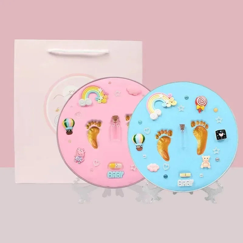 Clay Baby Hand & Footprint Kit - Perfect Newborn Keepsake - New Mom Gift