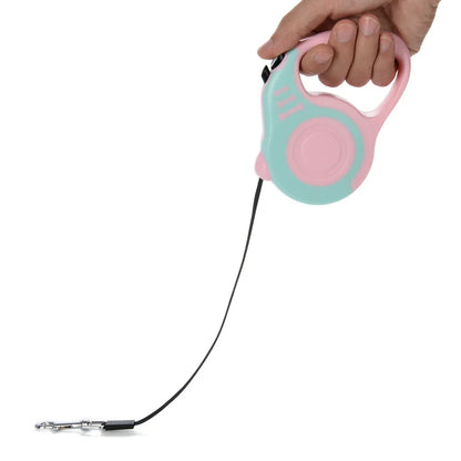 Retractable Dog Leash 16 ft - Automatic Nylon for Small Dogs