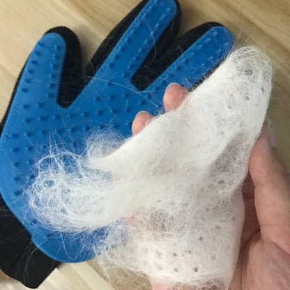 Cat Hair Removal Glove - Pet Grooming & Massage Brush